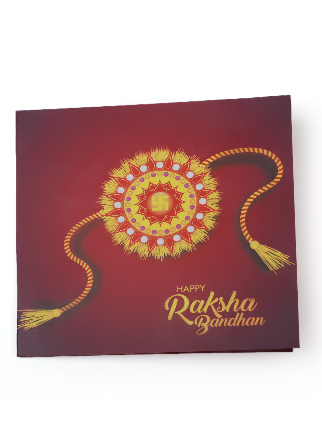 YouBella Rakhi and Greeting Card Combo for Brother (Multi-Colour) (YBRK_76)